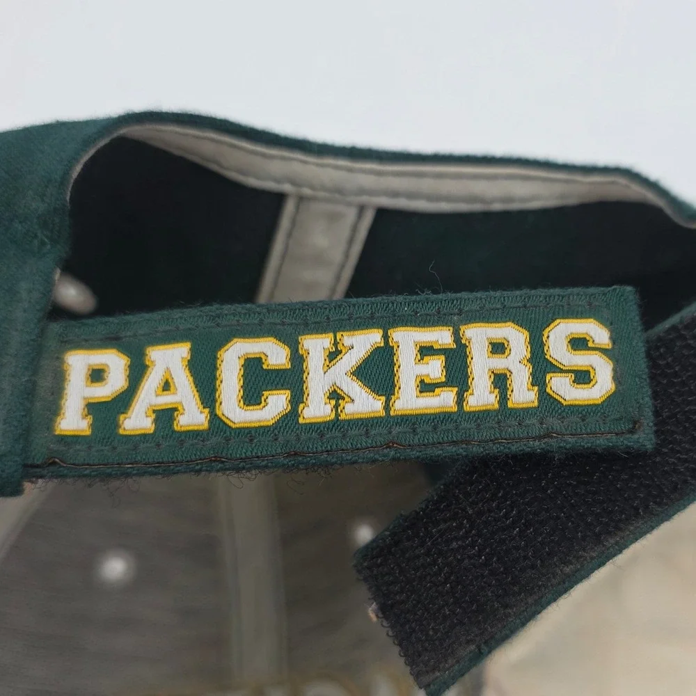 VINTAGE 90S GREEN BAY PACKERS HAT TWINS ENTERPRISES EMBROIDED GREEN NFL SPELLOUT